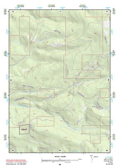 42122NW Page 83 Crater Lake Topo Preview 1