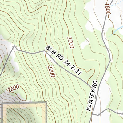 42122NW Page 85 Crater Lake Topo Preview 2