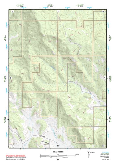 42122NW Page 87 Crater Lake Topo Preview 1