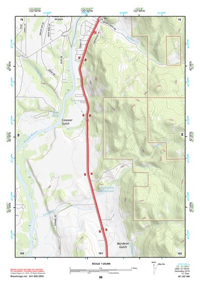 42122NW Page 89 Crater Lake Topo Preview 1