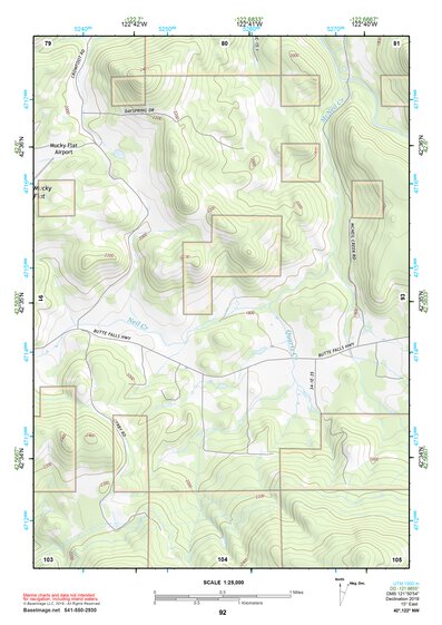 42122NW Page 92 Crater Lake Topo Preview 1
