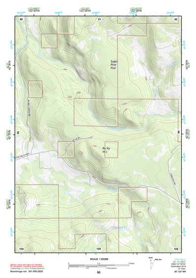 42122NW Page 93 Crater Lake Topo Preview 1