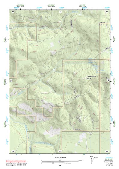42122NW Page 95 Crater Lake Topo Preview 1