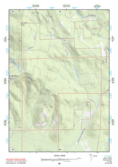 42122NW Page 96 Crater Lake Topo Preview 1