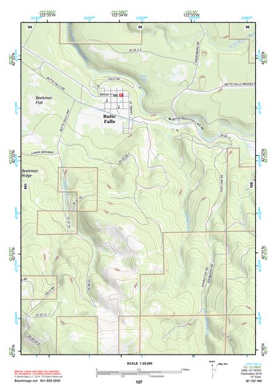 42122NW Page 107 Crater Lake Topo Preview 1