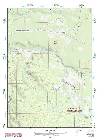42122NW Page 108 Crater Lake Topo Preview 1