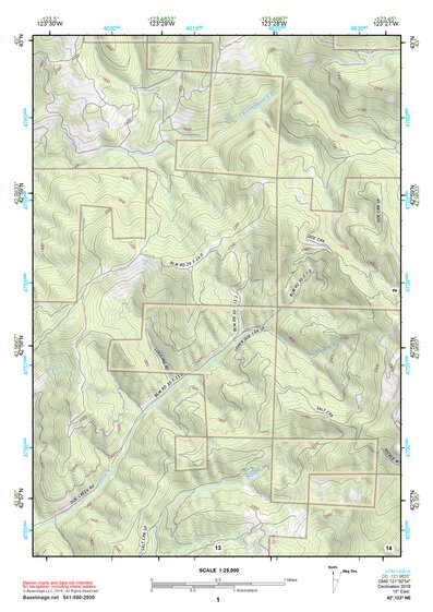 42123NE Page 1 Canyonville Topo Preview 1
