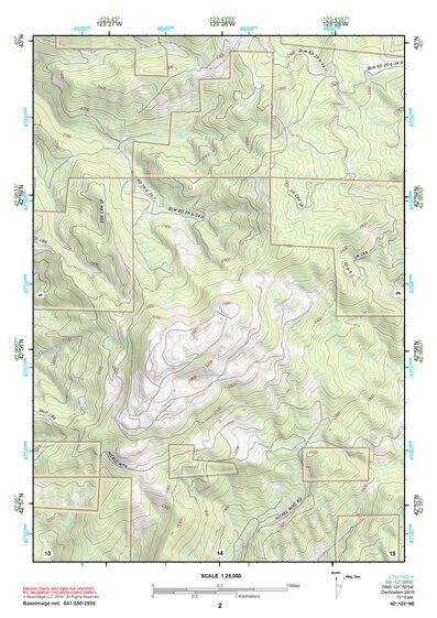 42123NE Page 2 Canyonville Topo Preview 1