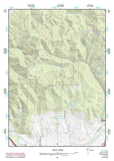 42123NE Page 6 Canyonville Topo Preview 1