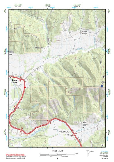 42123NE Page 9 Canyonville Topo Preview 1