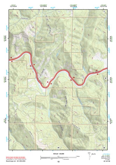 42123NE Page 13 Canyonville Topo Preview 1