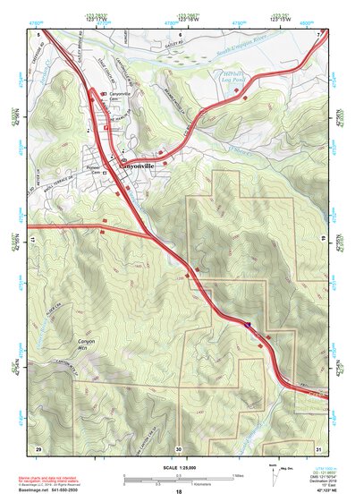 42123NE Page 18 Canyonville Topo Preview 1