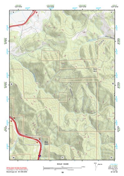 42123NE Page 19 Canyonville Topo Preview 1
