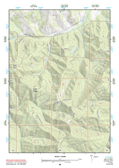 42123NE Page 20 Canyonville Topo Preview 1