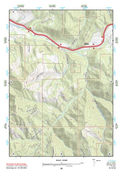 42123NE Page 23 Canyonville Topo Preview 1