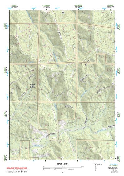 42123NE Page 25 Canyonville Topo Preview 1
