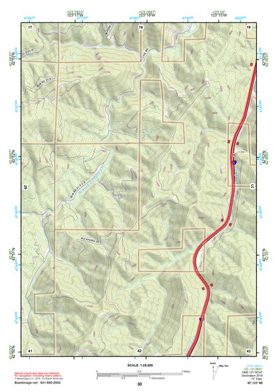 42123NE Page 30 Canyonville Topo Preview 1