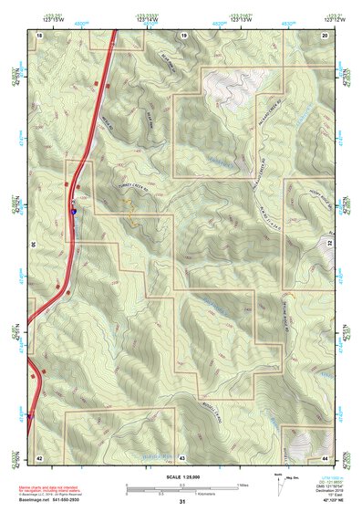 42123NE Page 31 Canyonville Topo Preview 1