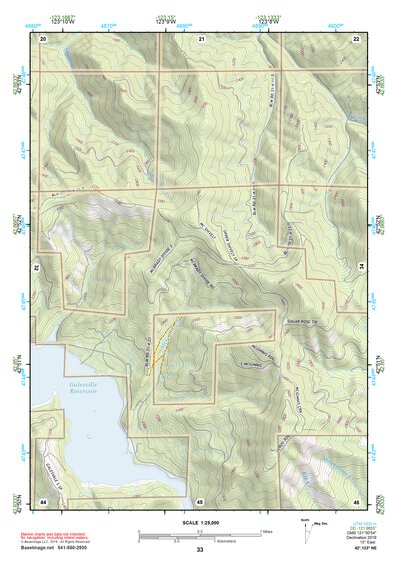 42123NE Page 33 Canyonville Topo Preview 1