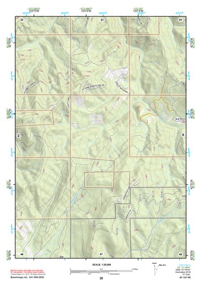 42123NE Page 35 Canyonville Topo Preview 1