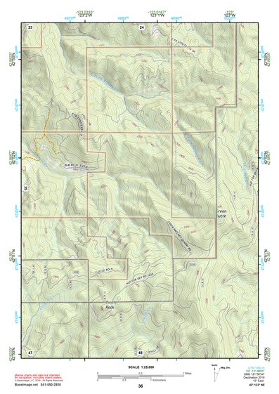 42123NE Page 36 Canyonville Topo Preview 1