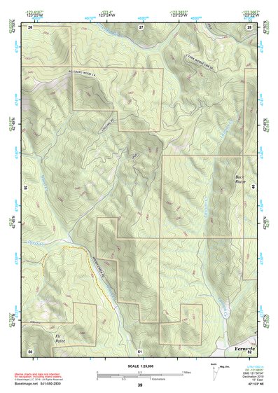 42123NE Page 39 Canyonville Topo Preview 1