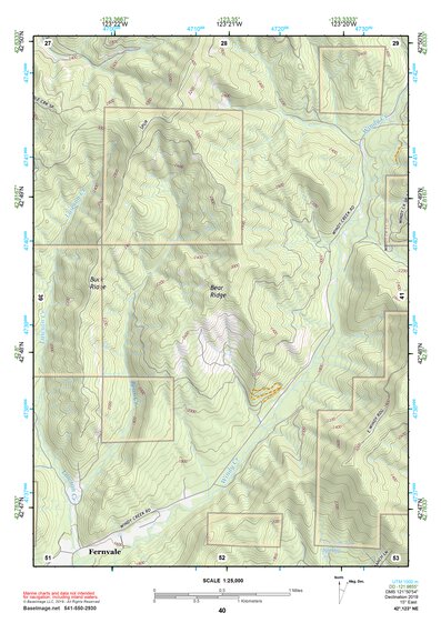 42123NE Page 40 Canyonville Topo Preview 1