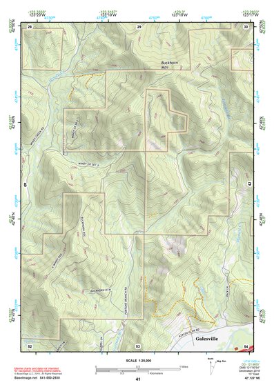 42123NE Page 41 Canyonville Topo Preview 1
