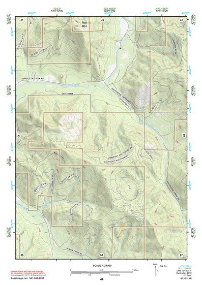 42123NE Page 44 Canyonville Topo Preview 1