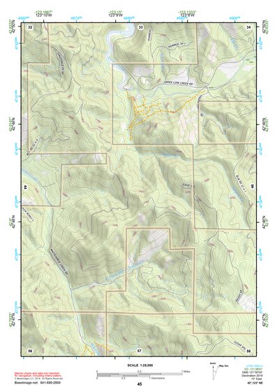 42123NE Page 45 Canyonville Topo Preview 1