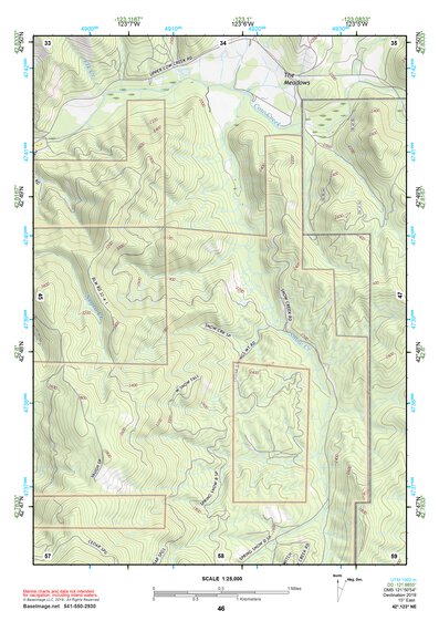 42123NE Page 46 Canyonville Topo Preview 1