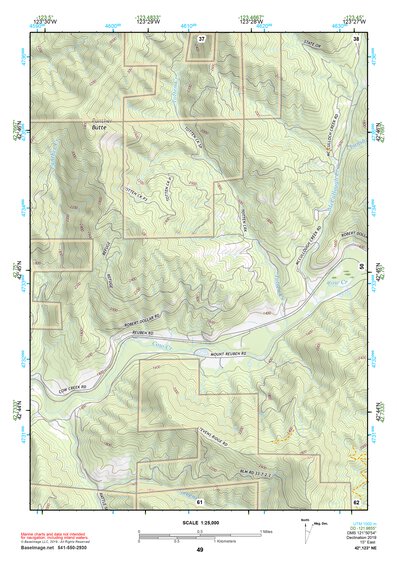 42123NE Page 49 Canyonville Topo Preview 1