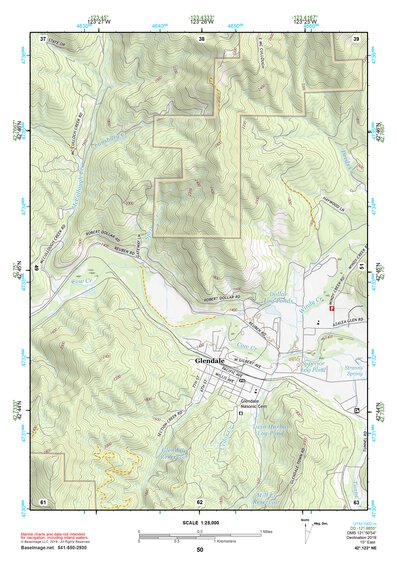 42123NE Page 50 Canyonville Topo Preview 1