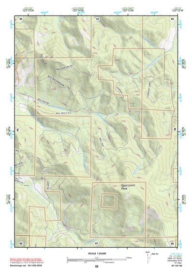42123NE Page 55 Canyonville Topo Preview 1
