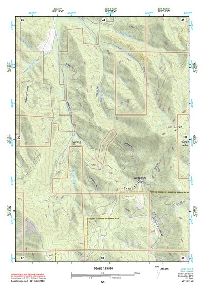 42123NE Page 56 Canyonville Topo Preview 1