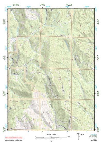 42123NE Page 69 Canyonville Topo Preview 1