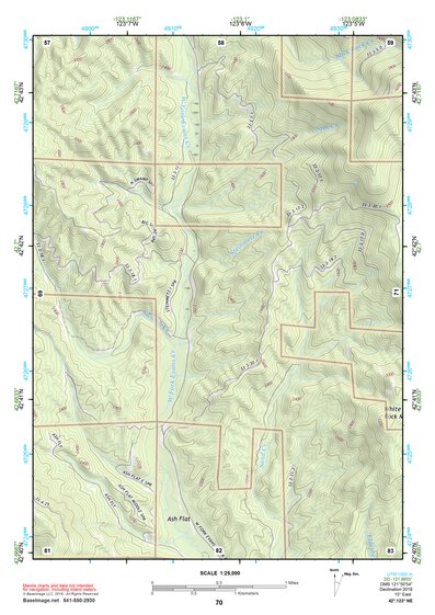 42123NE Page 70 Canyonville Topo Preview 1