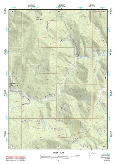 42123NE Page 78 Canyonville Topo Preview 1