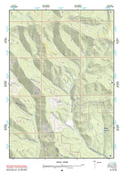 42123NE Page 85 Canyonville Topo Preview 1