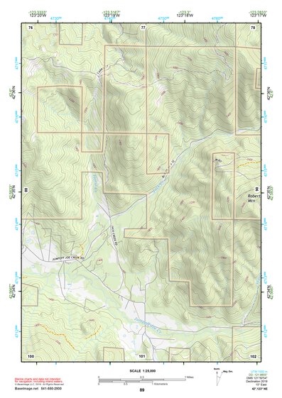 42123NE Page 89 Canyonville Topo Preview 1