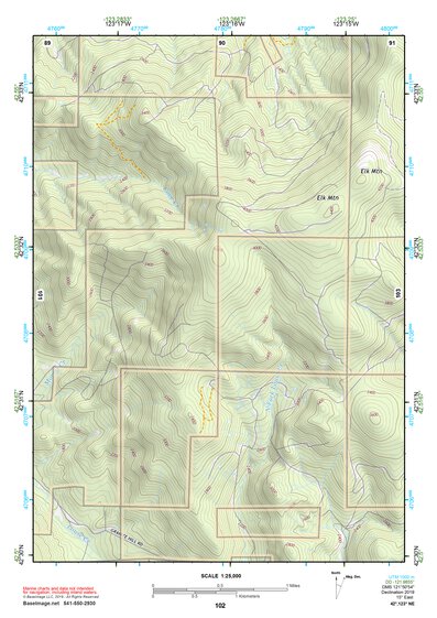42123NE Page 102 Canyonville Topo Preview 1