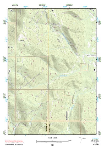 42123NE Page 103 Canyonville Topo Preview 1