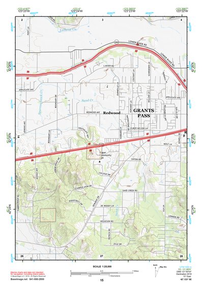 42123SE Page 15 Grants Pass Topo Preview 1