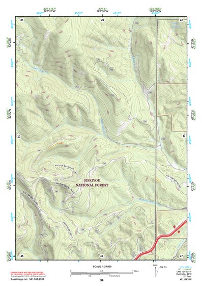 42123SW Page 34 Grants Pass Topo Preview 1