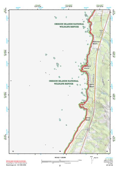 42124SE Page 2 Gold Beach Topo Preview 1