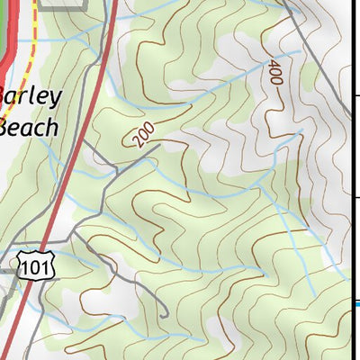 42124SE Page 2 Gold Beach Topo Preview 3