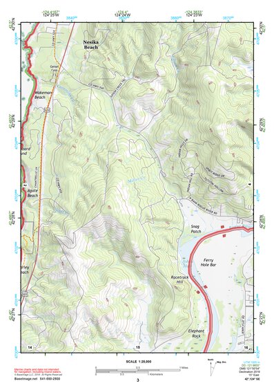42124SE Page 3 Gold Beach Topo Preview 1