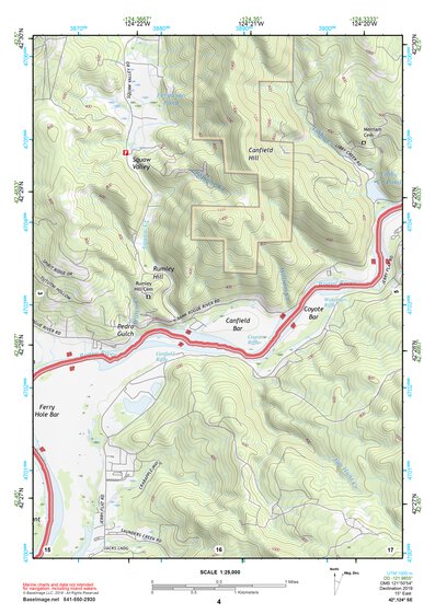 42124SE Page 4 Gold Beach Topo Preview 1