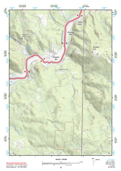 42124SE Page 5 Gold Beach Topo Preview 1