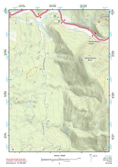 42124SE Page 7 Gold Beach Topo Preview 1
